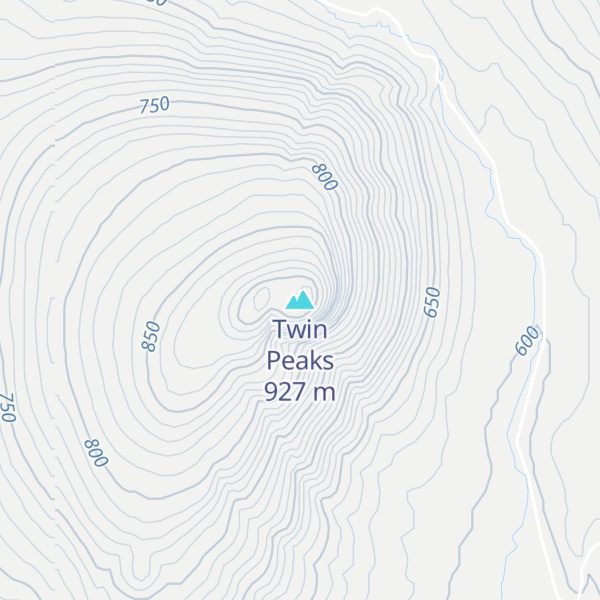 Map of Twin Peaks
