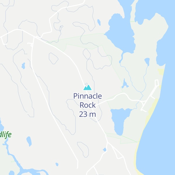 Map of Pinnacle Rock