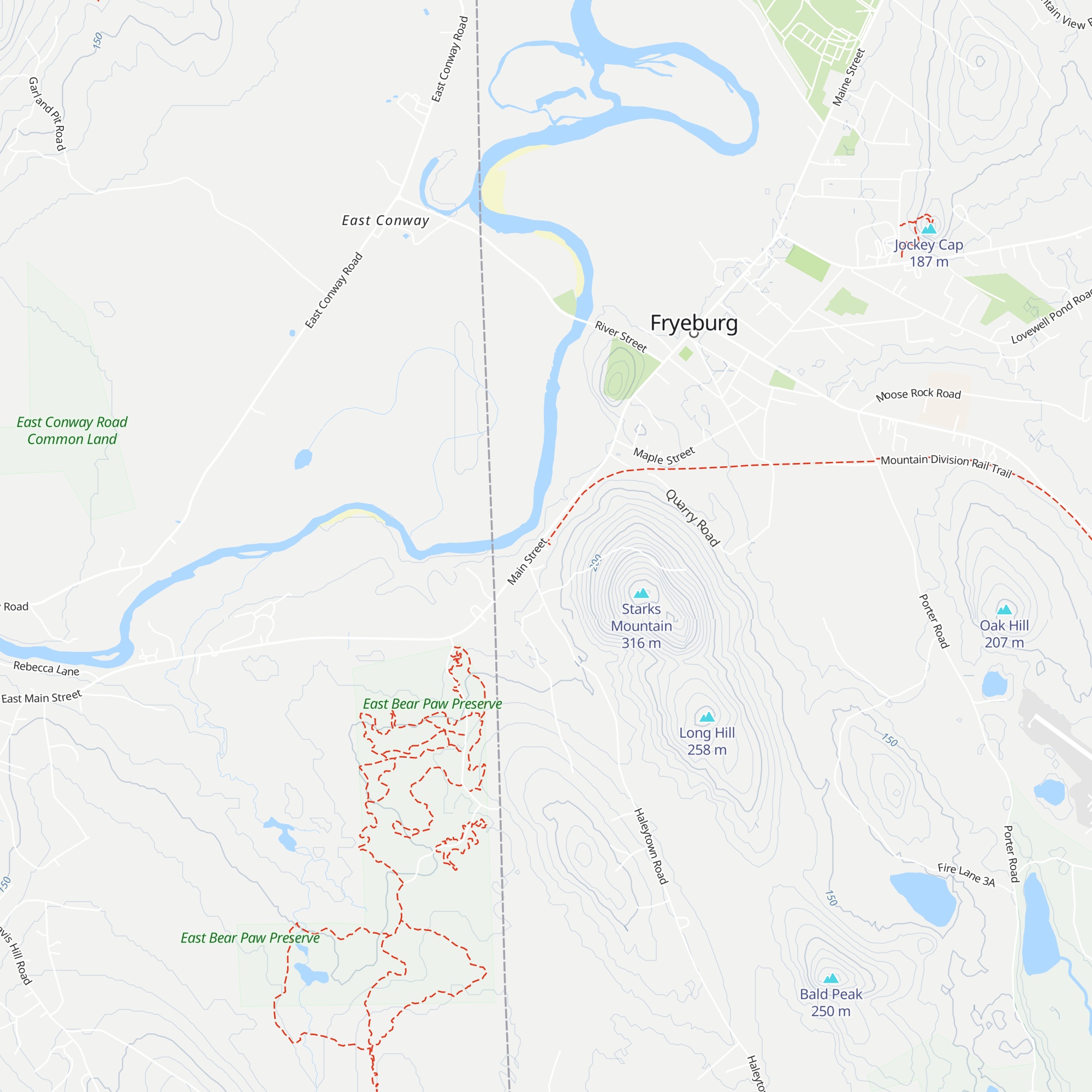 Maine Visitor's Center map