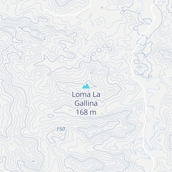 Map of Loma La Gallina
