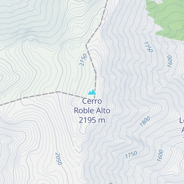 Map of Cerro Roble Alto