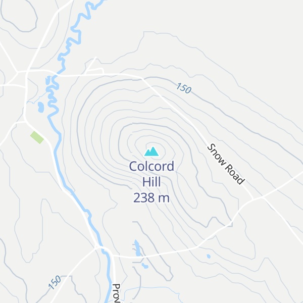 Map of Colcord Hill