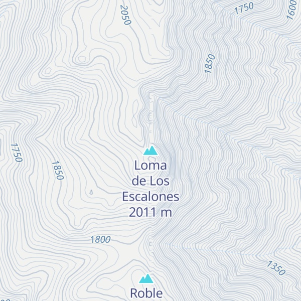 Map of Loma de Los Escalones
