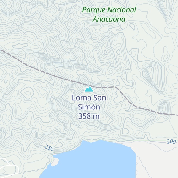 Map of Loma San Simón