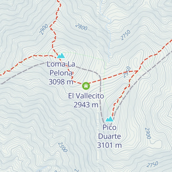 Map of El Vallecito