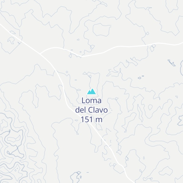 Map of Loma del Clavo