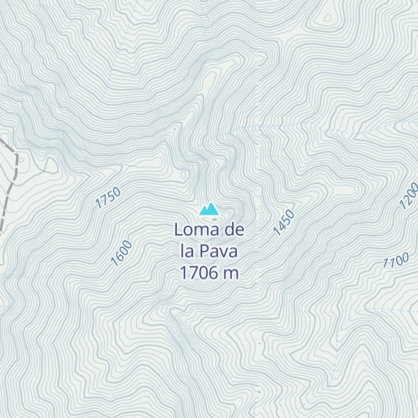 Map of Loma de la Pava