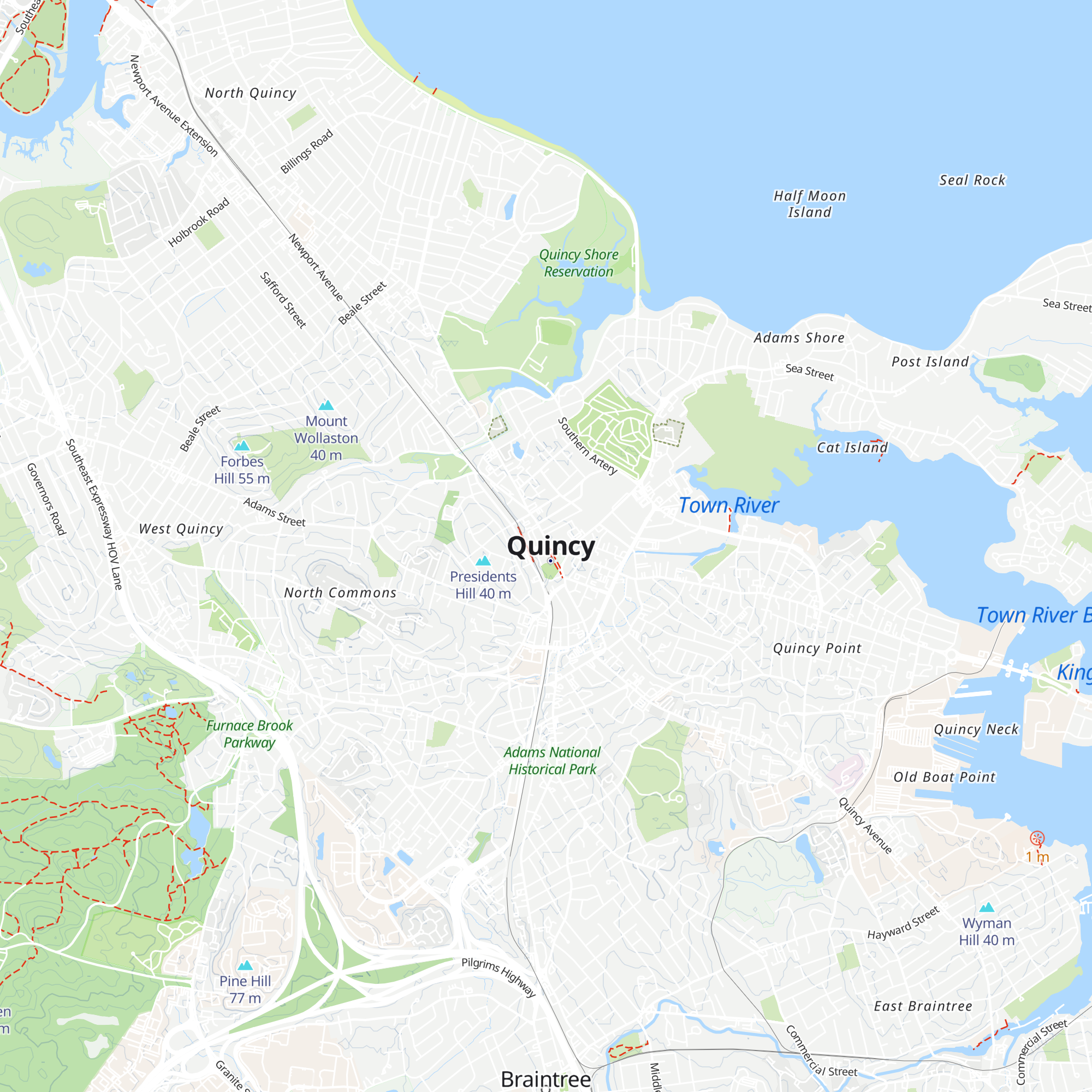 City of Quincy Welcome Center map