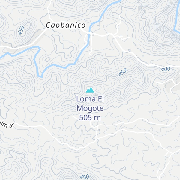Map of Loma El Mogote