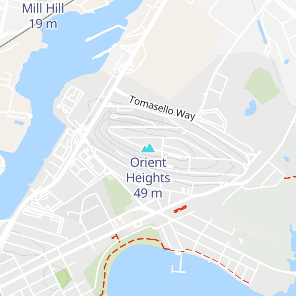 Map of Orient Heights