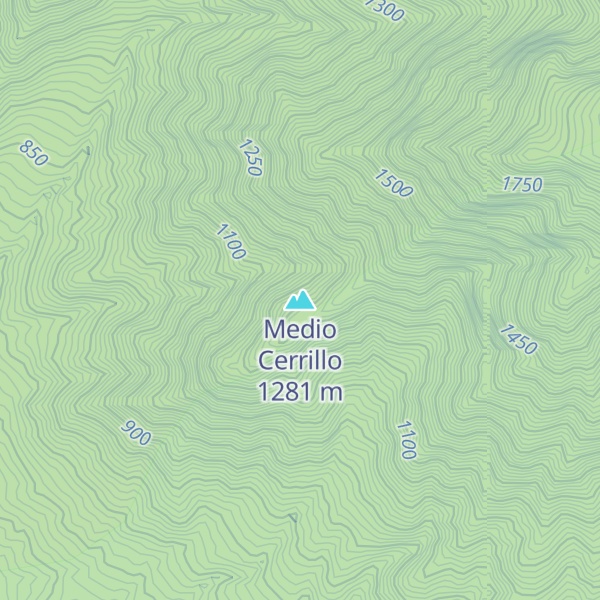 Map of Medio Cerrillo