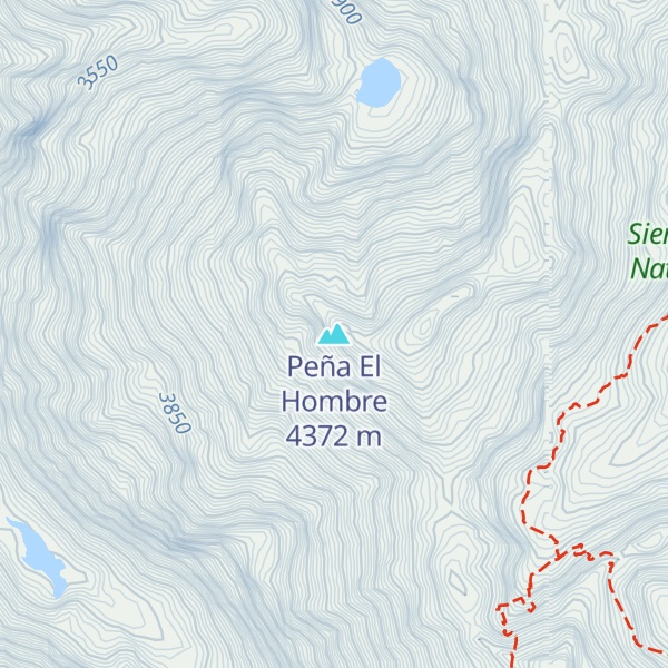 Map of Peña El Hombre