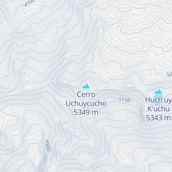 Map of Cerro Uchuycucho