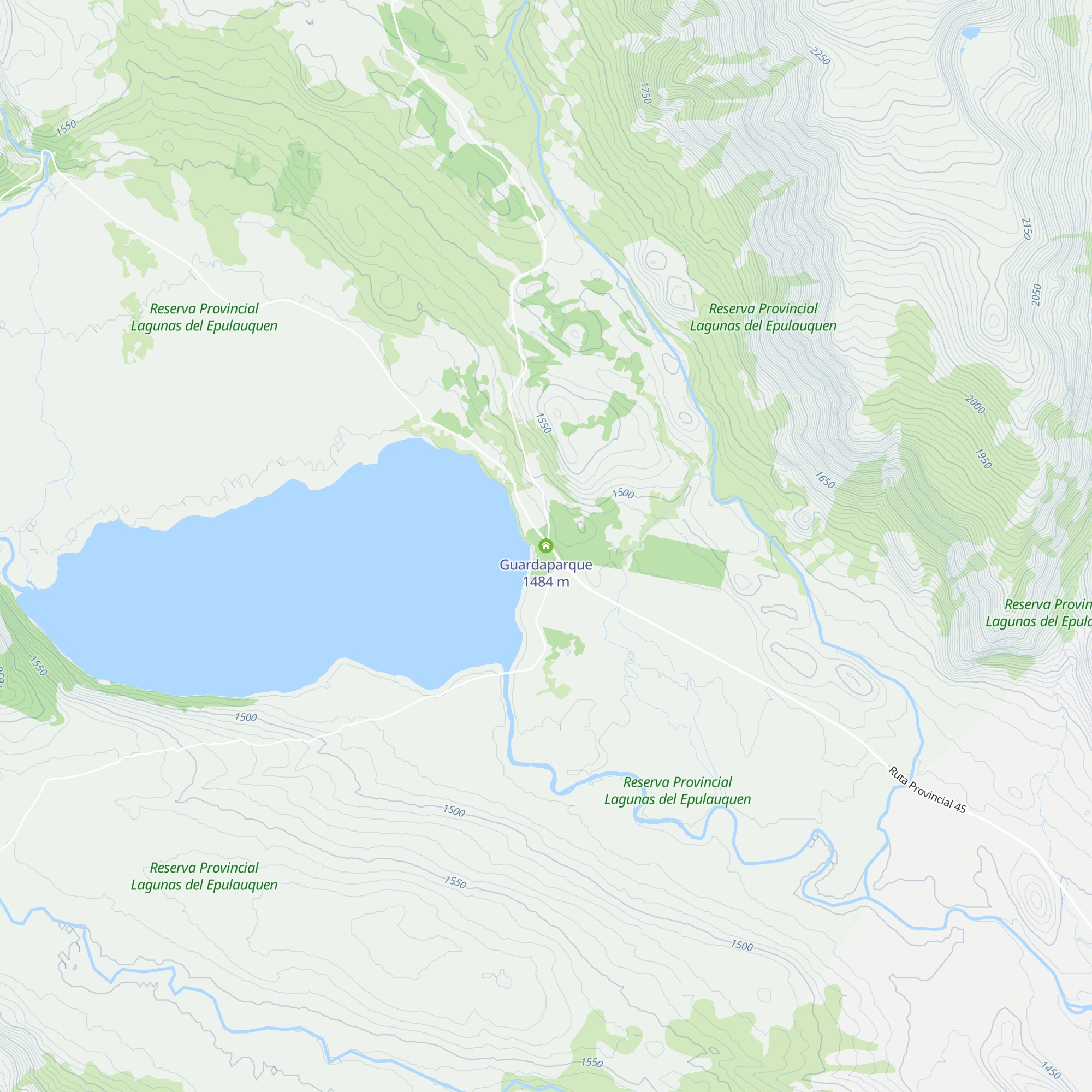Guardaparque map