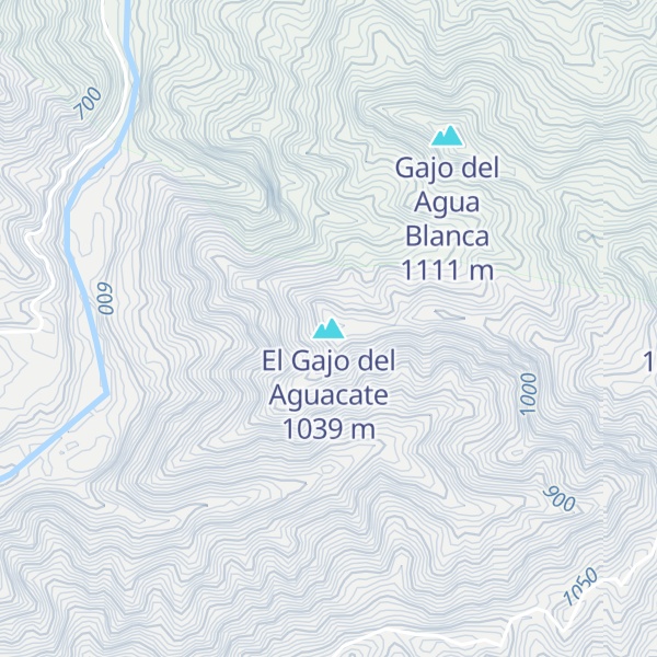 Map of El Gajo del Aguacate