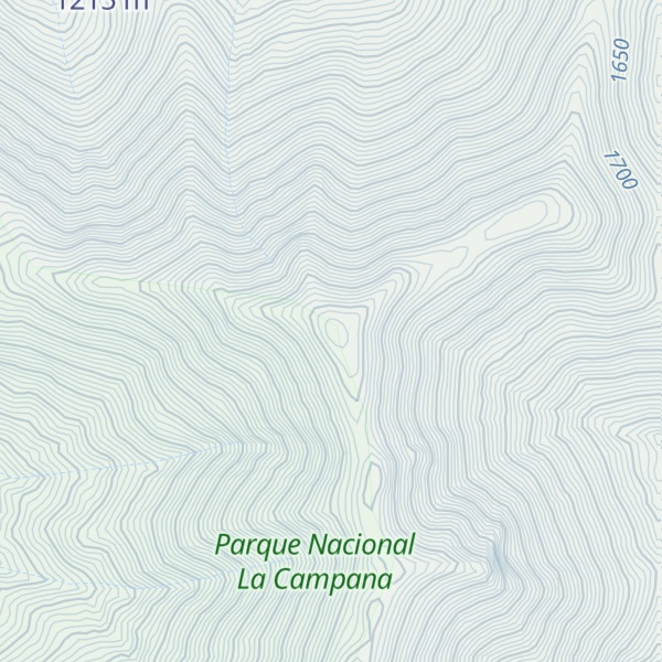 Map of Cerro El Peumo