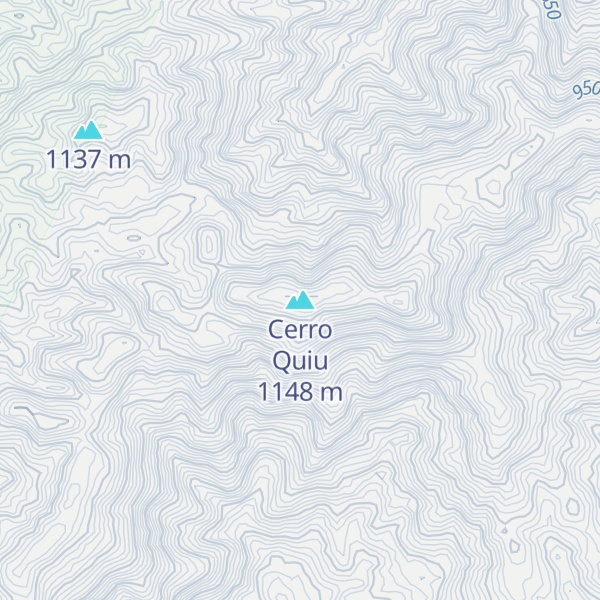 Map of Cerro Quiu