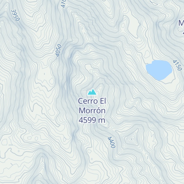 Map of Cerro El Morrón