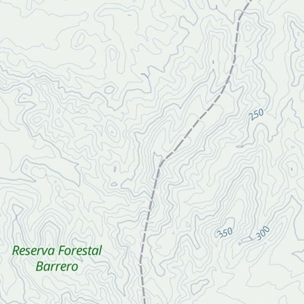 Map of Cerro Gordo