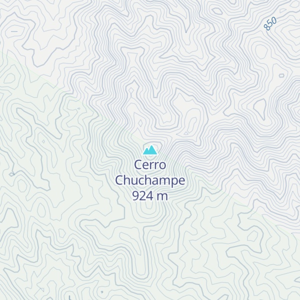 Map of Cerro Chuchampe