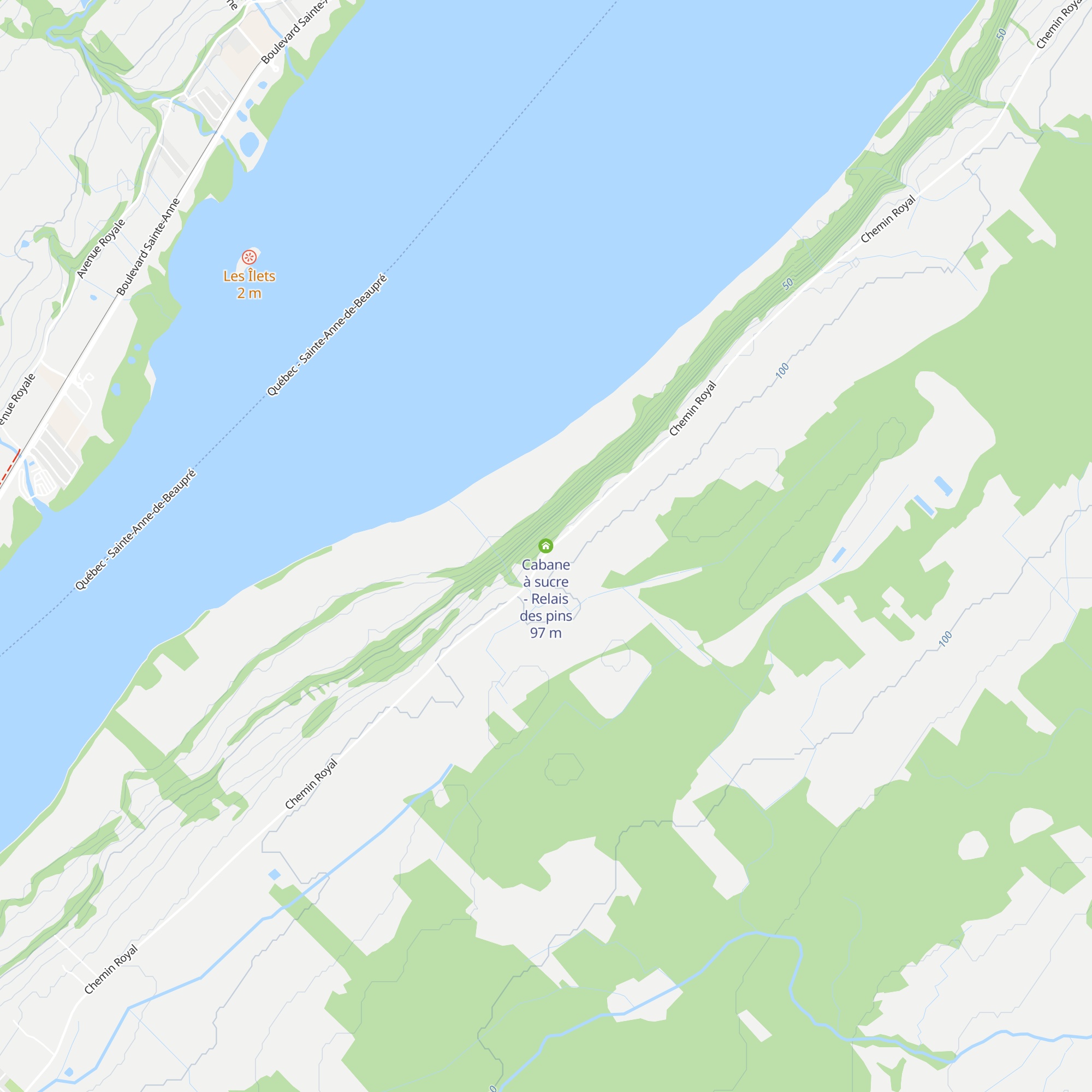 Cabane à sucre - Relais des pins map