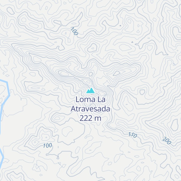 Map of Loma La Atravesada