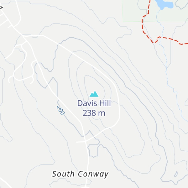 Map of Davis Hill