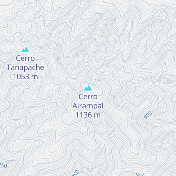 Map of Cerro Airampal
