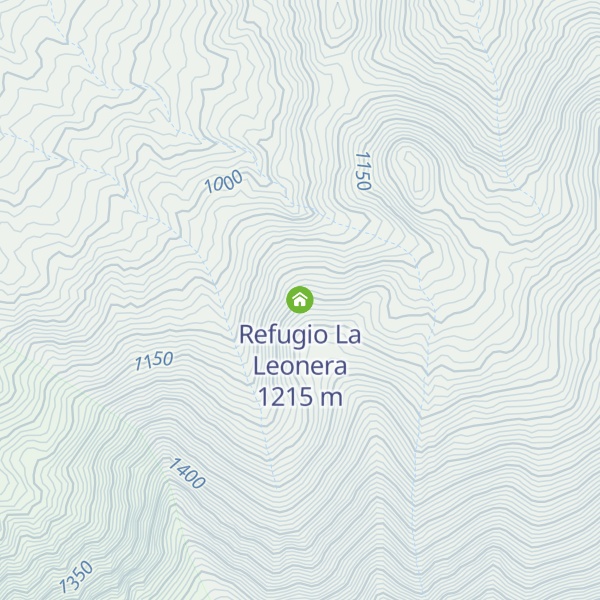 Map of Refugio La Leonera