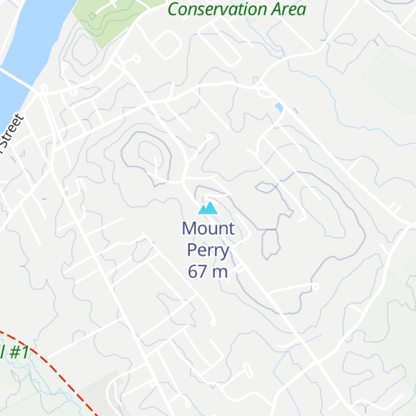Map of Mount Perry