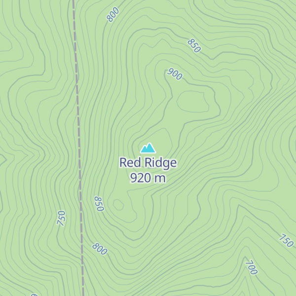 Map of Red Ridge