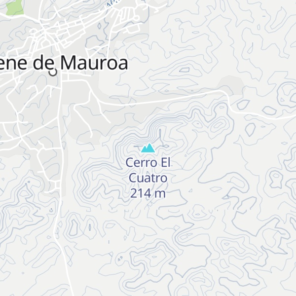 Map of Cerro El Cuatro