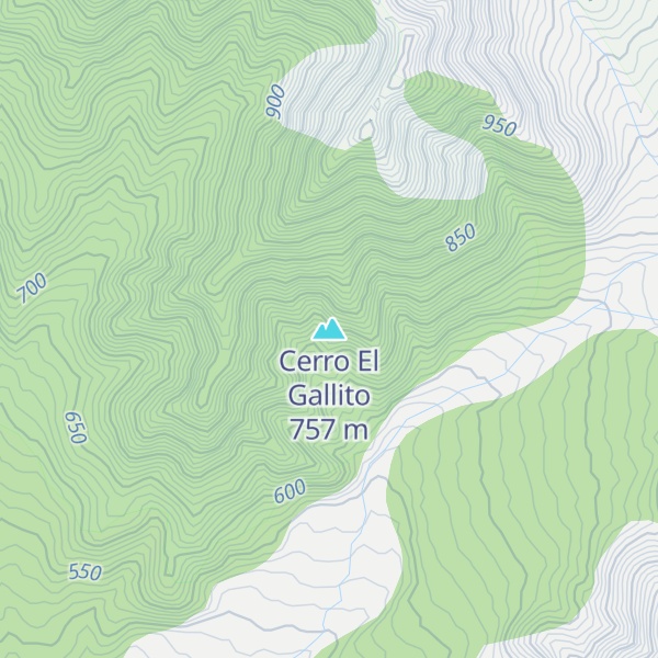 Map of Cerro El Gallito