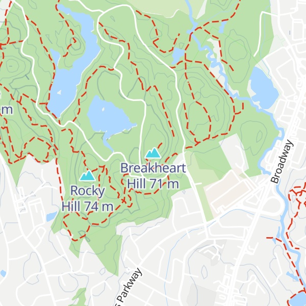 Map of Breakheart Hill