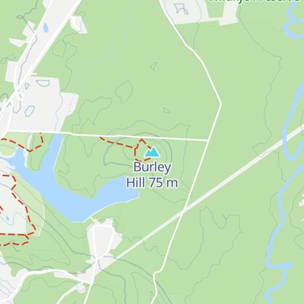 Map of Burley Hill
