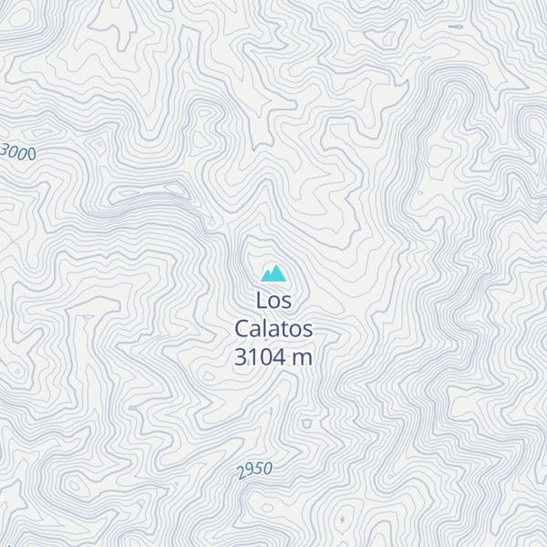 Map of Los Calatos