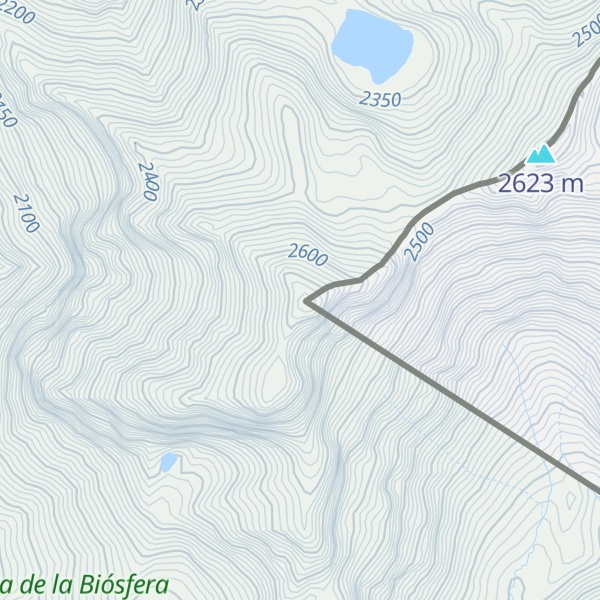 Map of Cerro Rahue