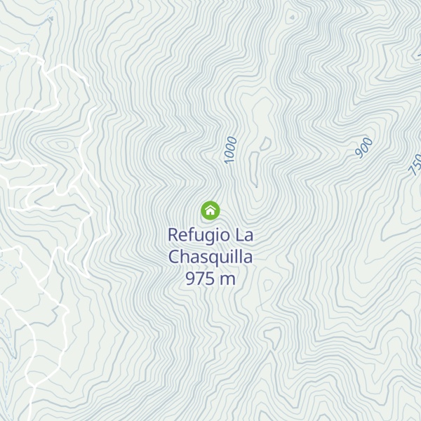 Map of Refugio La Chasquilla