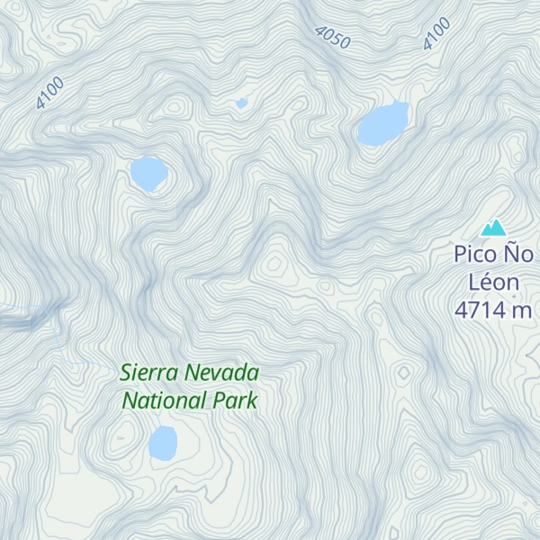 Map of Pico El Encierro