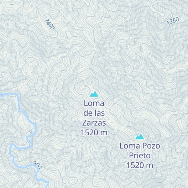 Map of Loma de las Zarzas