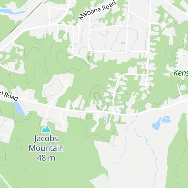 Map of Whippoorwill Mountain
