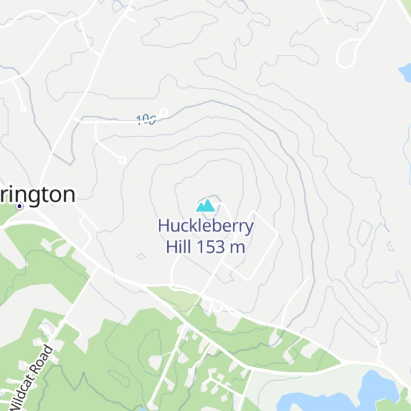 Map of Huckleberry Hill