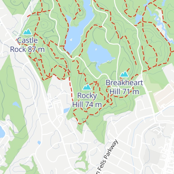 Map of Rocky Hill