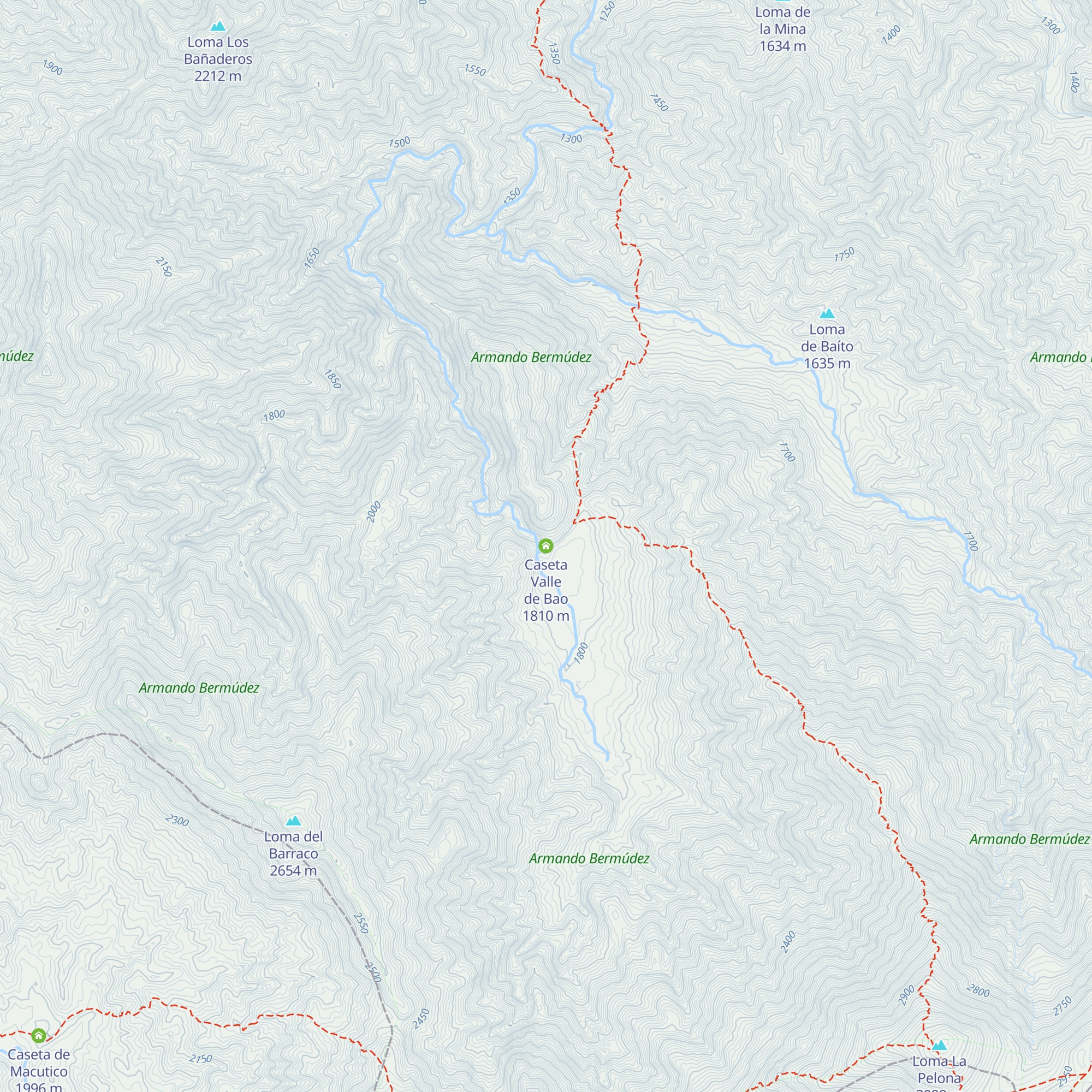 Caseta Valle de Bao map
