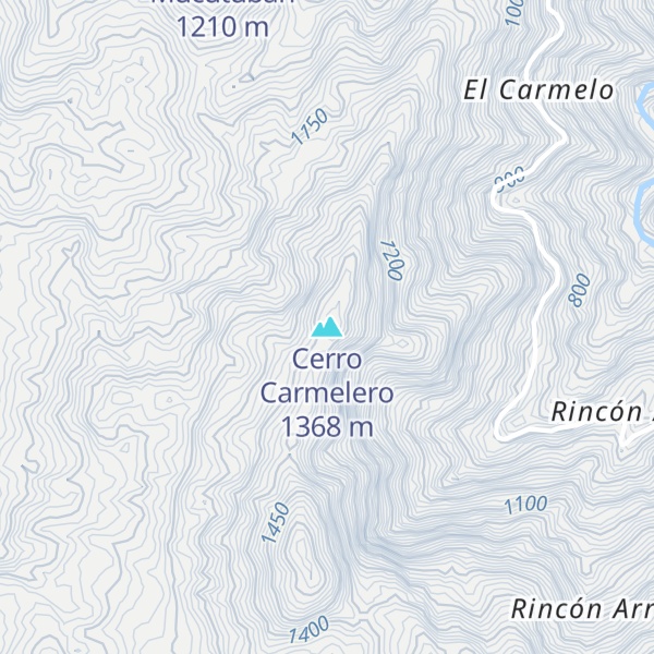 Map of Cerro Carmelero
