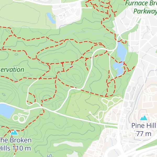 Map of Rattlesnake Hill