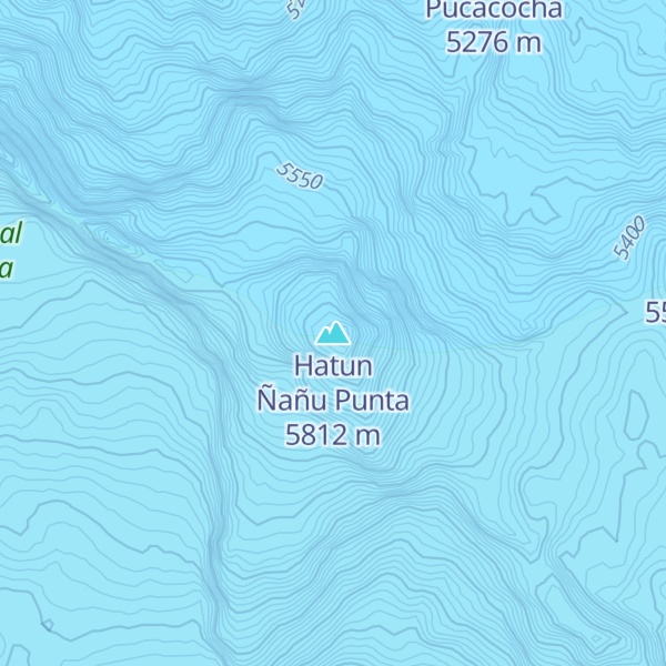 Map of Hatun Ñañu Punta