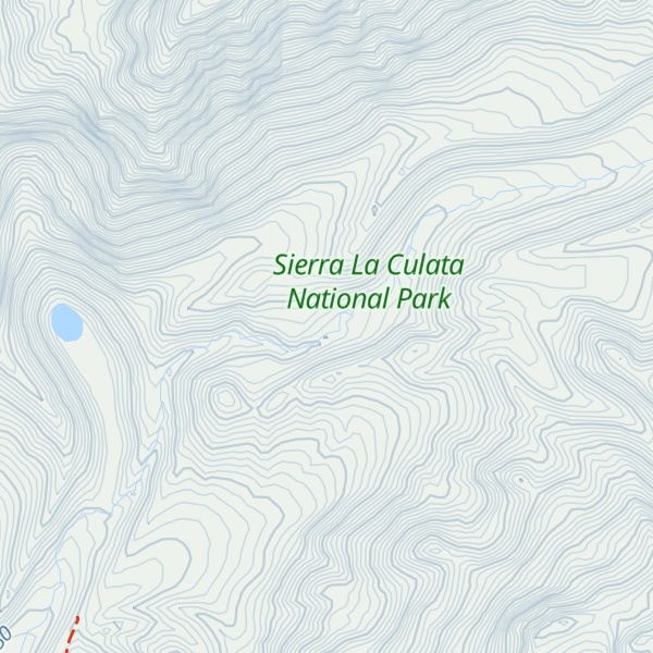 Map of 1.° Refugio