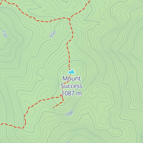 Map of Mount Success