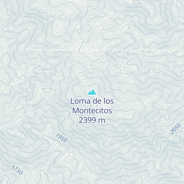 Map of Loma de los Montecitos